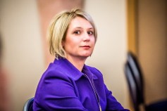 Baltimore looking at camera